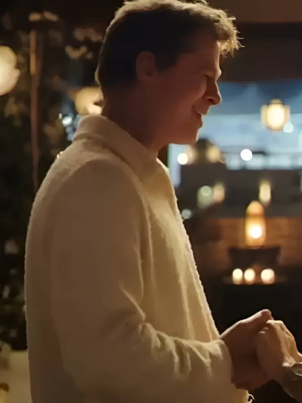 F1 The Movie Brad Pitt White Sweatshirt - Image 4