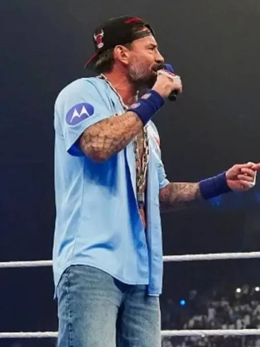 CM Punk WWE Smackdown Punkanomic Jersey 2025