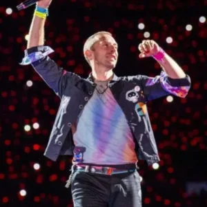 Coldplay Chris Martin Black Jacket