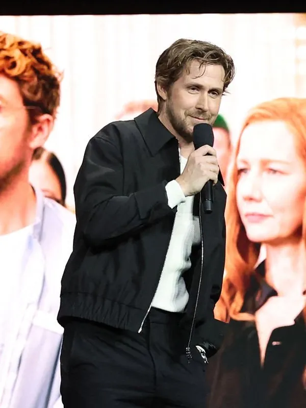 CinemaCon 2025 Ryan Gosling Black Jacket