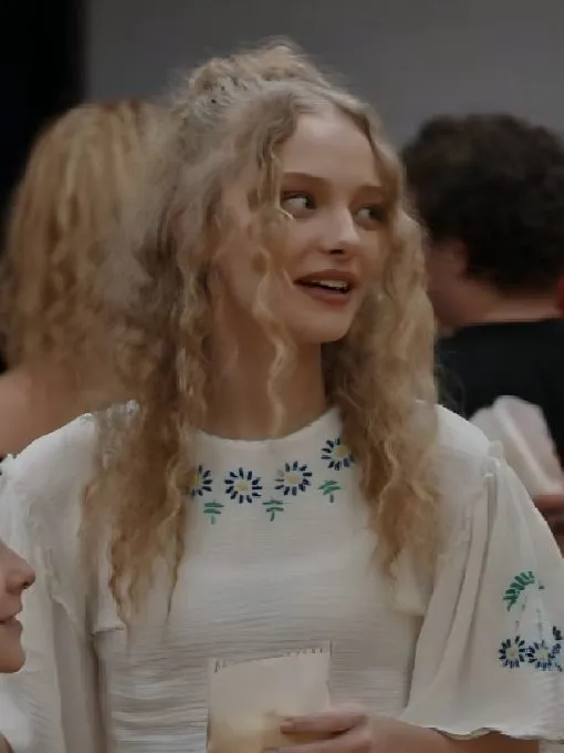 The Stranger in My Home Amiah Miller Floral Blouse