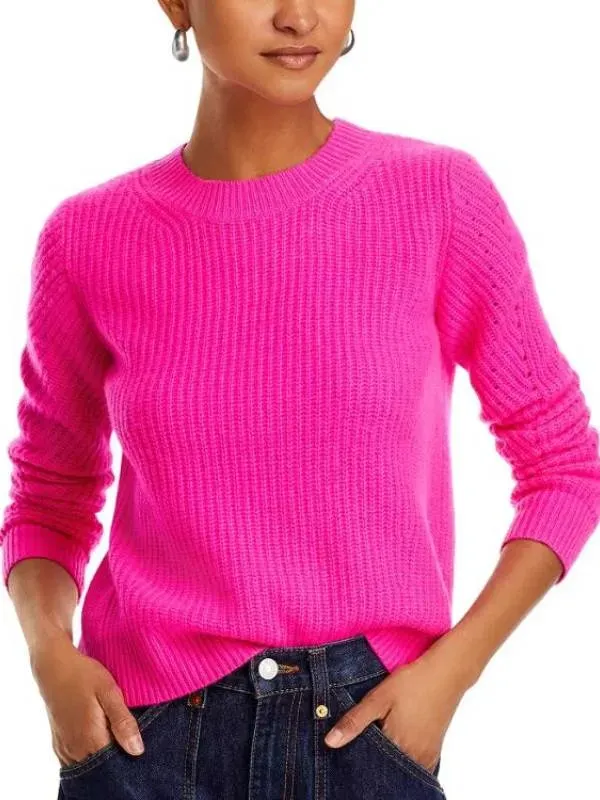 The Today Show 2025 Jillian Bell Pink Ribbed Sweater
