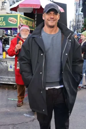 Alan Ritchson The Man with the Bag Black Jacket