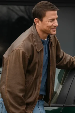 Channing Tatum Roofman Leather Jacket 2025