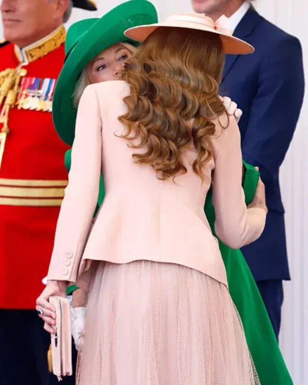 Kate Middleton Back Royal Dais Pink Blazer