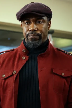 Michael Jai White Trouble Man Red Jacket