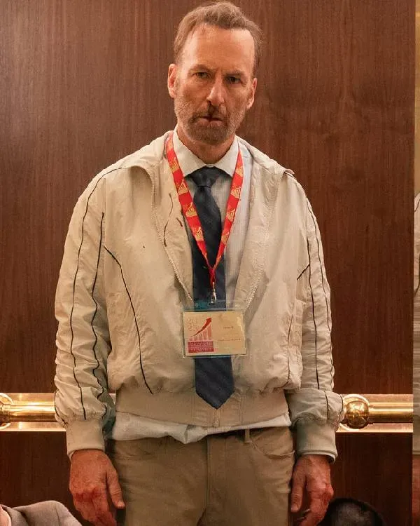 Nobody 2 Bob Odenkirk White Bomber Jacket