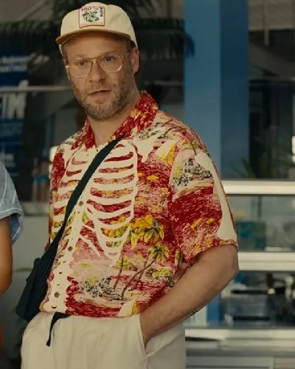 Platonic S02 Seth Rogen Skeleton Printed Shirt