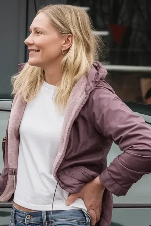 Roofman Kirsten Dunst Purple Jacket 2025