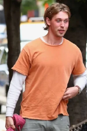 Caught Stealing 2025 Austin Butler Orange T-Shirt