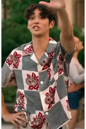 The Summer I Turned Pretty Sean Kaufman Floral Print Shirt