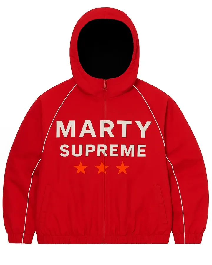 Timothee Chalamet Marty Supreme Hooded Jacket