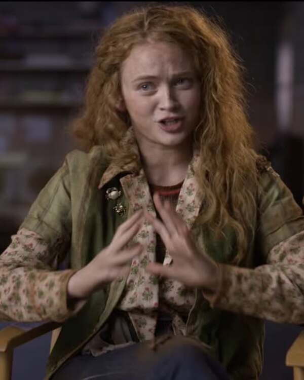 Stranger Things S05 Sadie Sink Flower Print Shirt