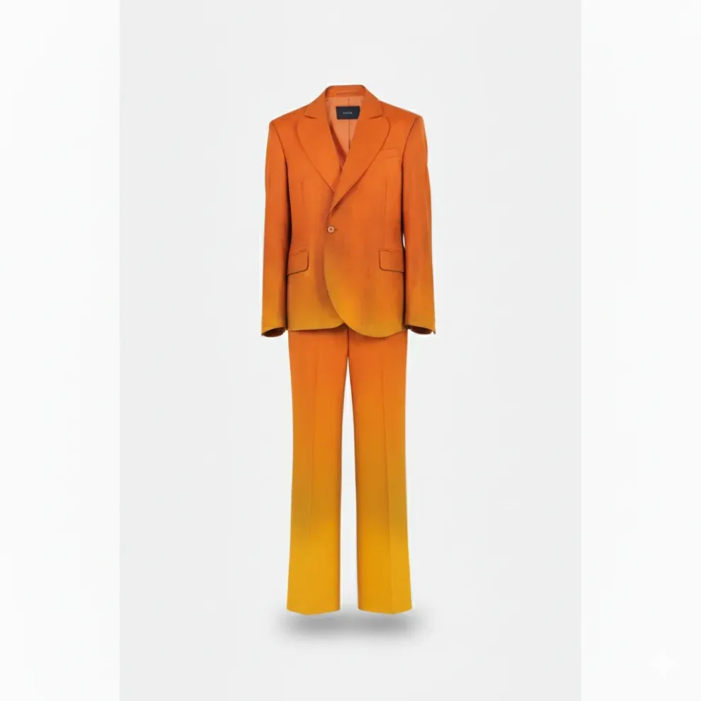 Emily In Paris S05 Julien Ombre Asymmetrical Blazer