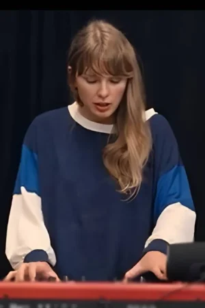 The End of an Era Taylor Swift Colorblock Sweatshirt