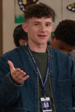 Abbott Elementary S05 Jacob Hill Blue Denim Jacket