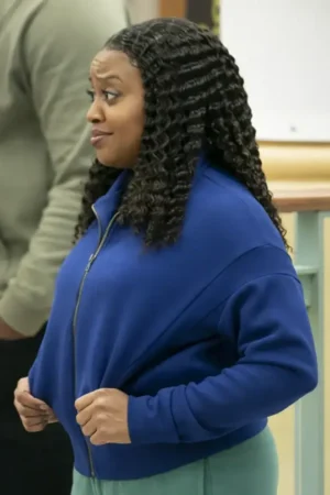 Abbott Elementary S05 Janine Teagues Blue Jacket