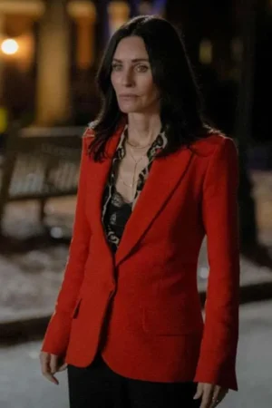 Courteney Cox Scream 7 Red Blazer