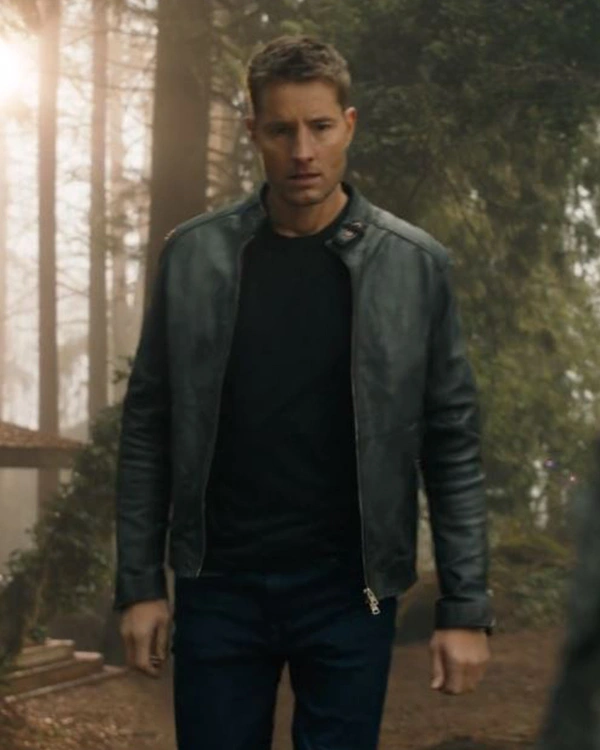 Justin Hartley TV-Series Colter Shaw Black Leather Jacket