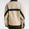 S51 SNL Rihanna Cream and Navy Blue Track Jacket