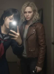 Resident Evil Requiem Grace Ashcroft Brown Leather Jacket