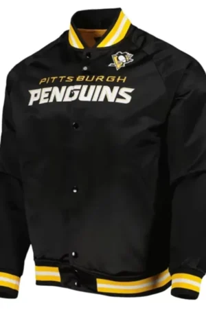Pittsburgh Penguins 2026 Black Satin Jacket