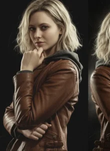 Resident Evil Requiem Grace Ashcroft Brown Leather Jacket