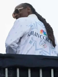 Snoop Dogg White Winter Olympics Milano Cortina 2026 Jacket