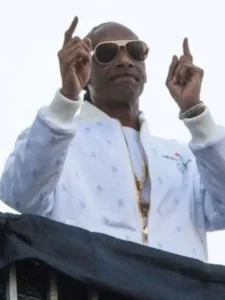 Snoop Dogg White Winter Olympics Milano Cortina 2026 Jacket