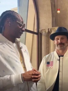 Snoop Dogg White Winter Olympics Milano Cortina 2026 Jacket