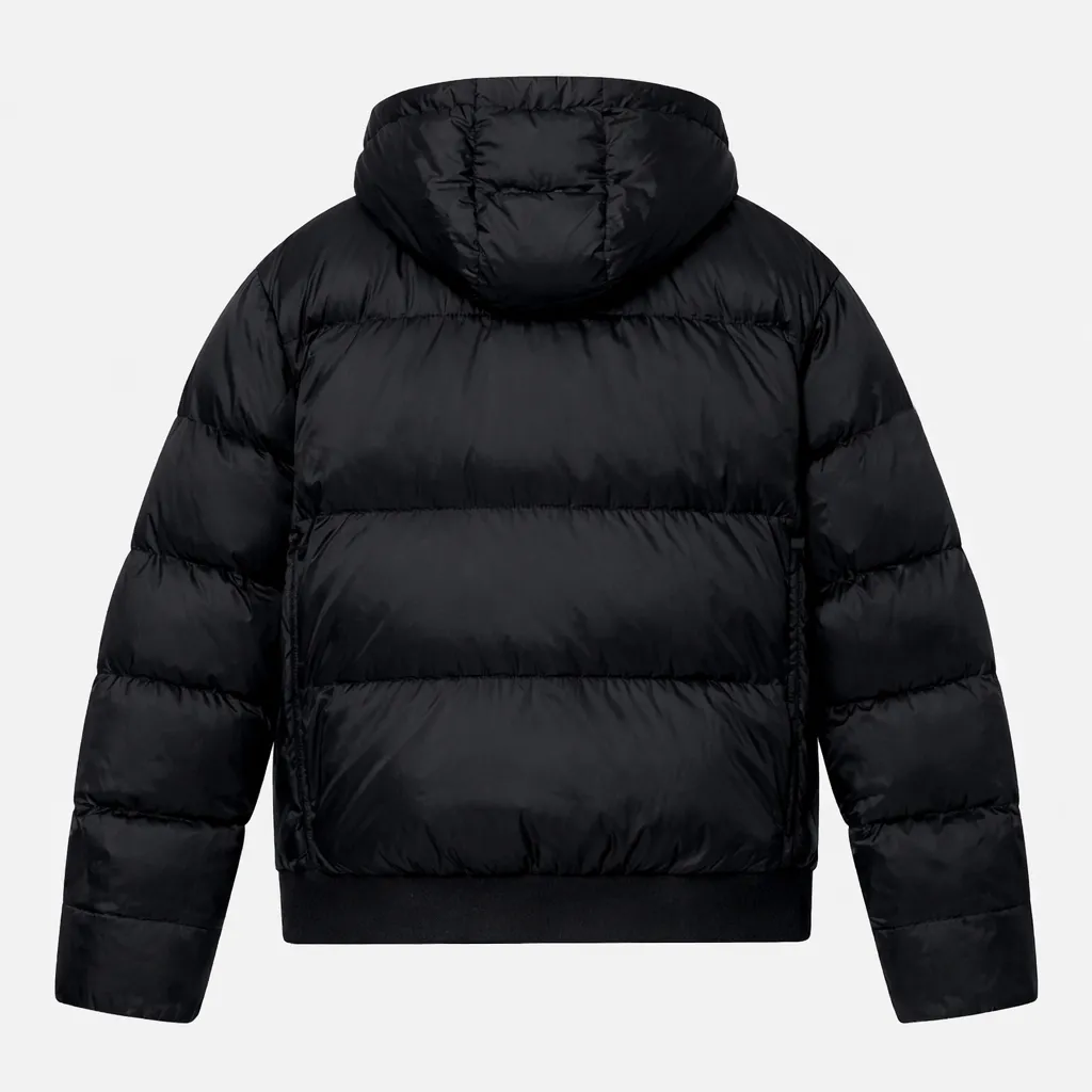 Team Italy Black Puffer Jacket