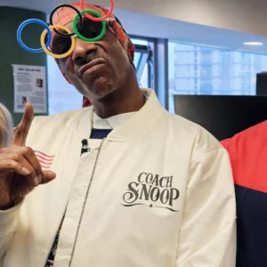 Team USA 2026 Snoop Dogg White Bomber Jacket