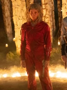 Alfie Williams 28 Years Later The Bone Temple Red Jacket