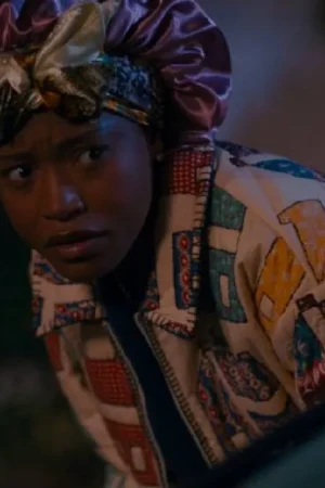 The Burbs Keke Palmer House Printed Jacket