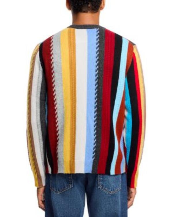 Celebrity Jeopardy S04 Roy Wood Jr Rainbow Striped Sweater
