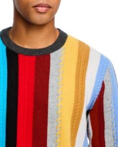 Celebrity Jeopardy S04 Roy Wood Jr Rainbow Striped Sweater