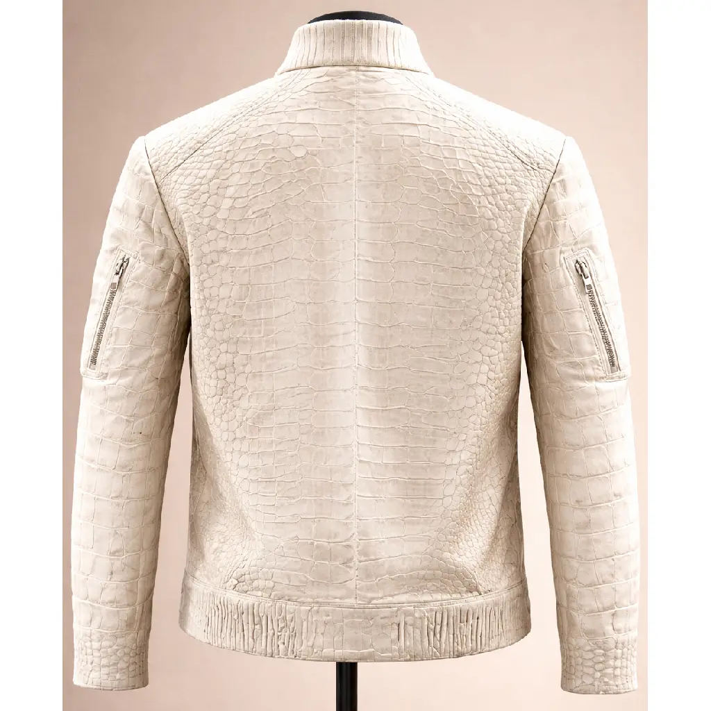 The Voice 2026 John Legend Crocodile Leather Jacket
