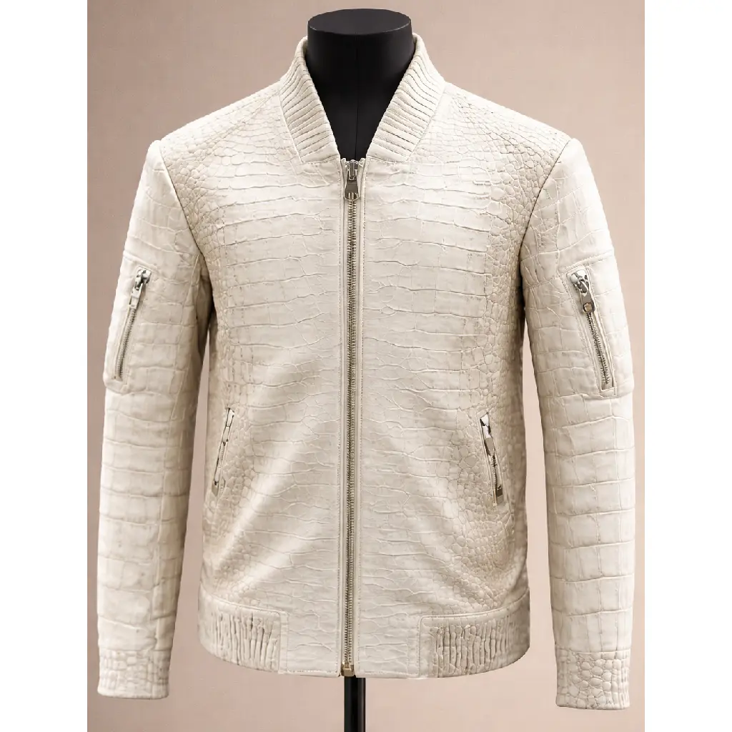 The Voice 2026 John Legend Crocodile Leather Jacket