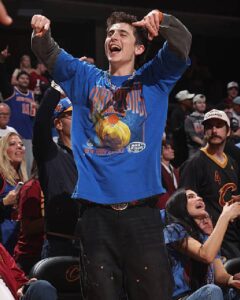 Timothee Chalamet New York Knicks v Cleveland Cavaliers Shirt